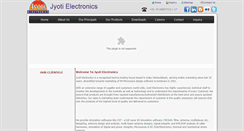 Desktop Screenshot of jyotimicrosystems.com