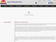 Tablet Screenshot of jyotimicrosystems.com